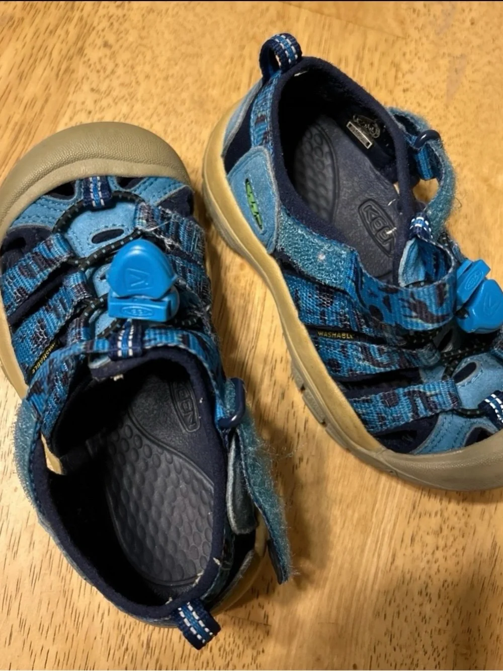 Keen Sandals for Boys, Size 10, color Blue, Gently Used.